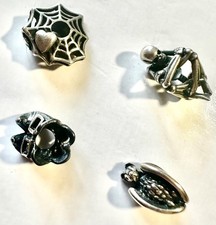 Lot of 4 Halloween Trollbeads