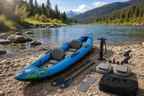 Inflatable kayak heavy duty - inflatable, kayak,