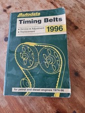 AUTODATA  TECHNICAL DATA TIMING BELTS 1996 (for petrol and diesel 1974-1996)