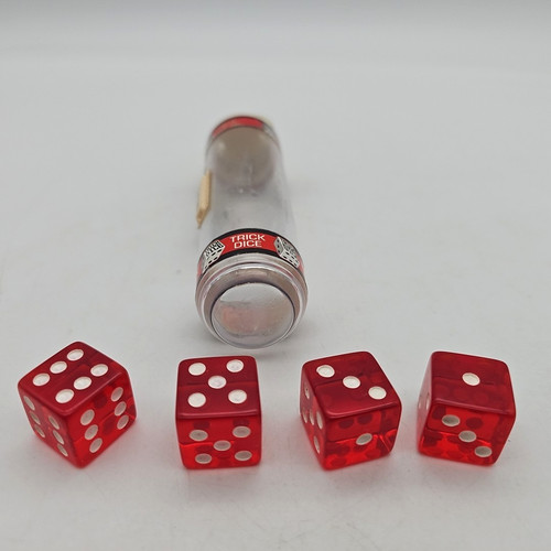 Loaded trick red dice - loaded,