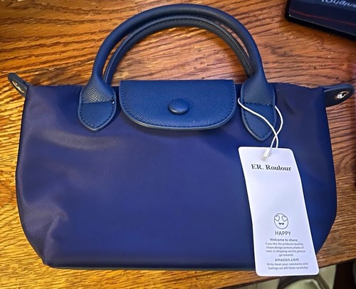 Riccowcow blue satchel top - blue,