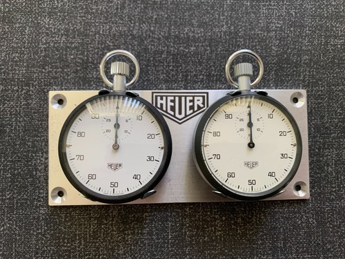 Vintage boxed heuer stopwatch - vintage,