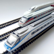 Job Lot N Gauge Scale Model Railway High Speed Express Train Locomotives Bundle