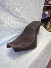 Harley Davidson Softail Devil Tail Flamed Seat 2006-2009