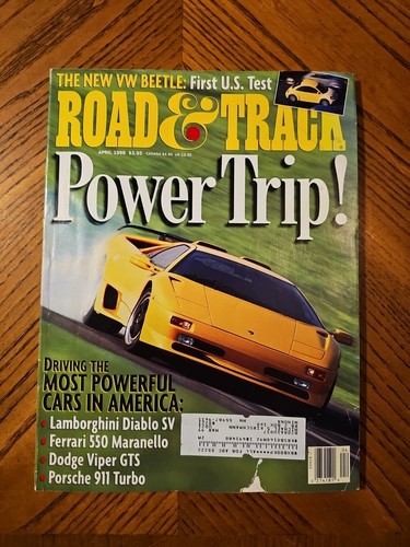 Road track magazine april - &,
