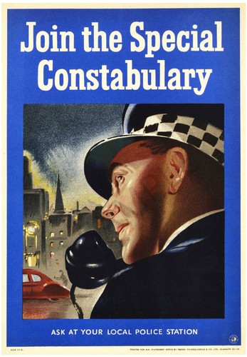 Vintage poster police - vintage,