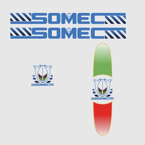 Somec bicycle decals - somec,