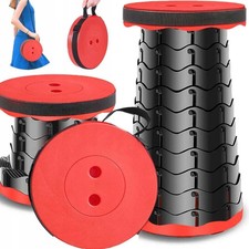 Folding Portable Walking Stick Seat Adjustable Cane Chair Stool