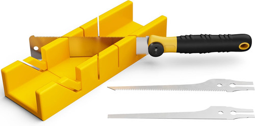 Miter box and saw - miter,