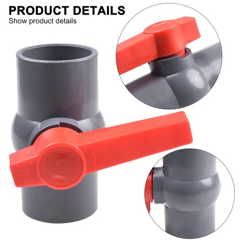 Ball valve control - flow, pvc