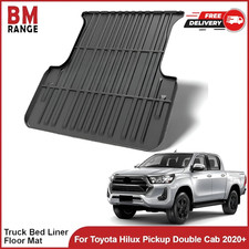For Hilux 2020+ Bed Mat Load Tray Liner Protector Premium Rubber Heavy Duty