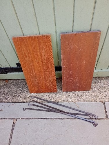 Staples ladderax teak shelf - staples,
