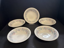6 x Wedgwood Angela Smooth Cereal Bowls 15.5 cm  Bone China