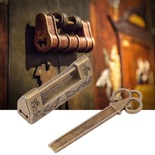 Mini antique magpie - antique, padlock