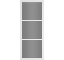 Camden white primed tinted glaze door