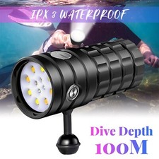 16000LM LED Scuba Diving