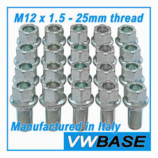 for Audi A2 Wheel Nuts Bolts 17mm M12 x 1.5 25mm Thread Radius OE Stud x 20