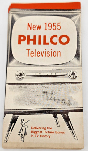New 1955 philco television - new,