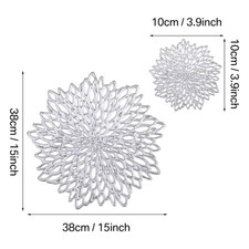 Set of 4/8 Round Placemats and