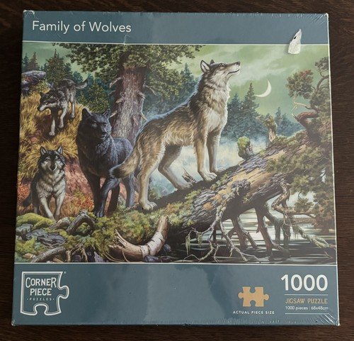 Corner piece family wolves - corner, of