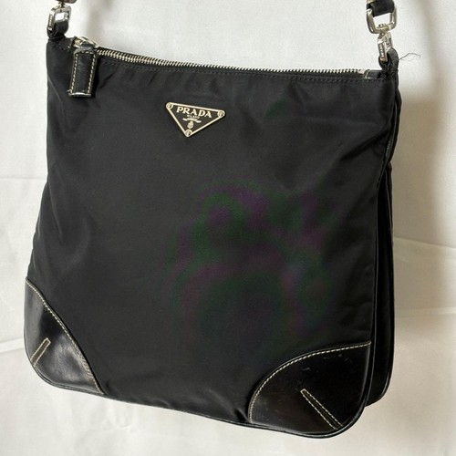 Prada nylon leather - nylon,
