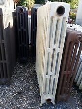VINTAGE RECLAIMED CAST IRON RADIATORS VICTORIAN, DECO SCHOOL 4 COLUMN OLD RADS