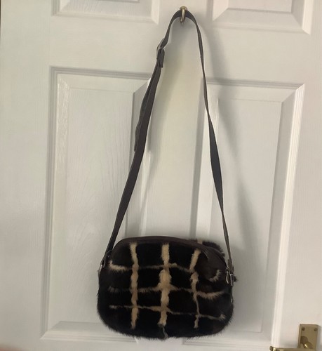Real mink fur shoulder bag - fur,