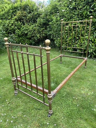 Stunning antique brass single - antique,