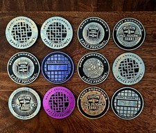 Gerry Anderson's 1995 Space Precinct Pogs 12 Slammers 21 Cards Vgc