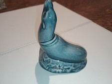 Poole Pottery Sea Loin Ornament blue vintage new condition 