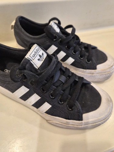 Womens black nizza adidas - black,
