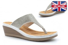 Womens Glitter Sandals Ladies