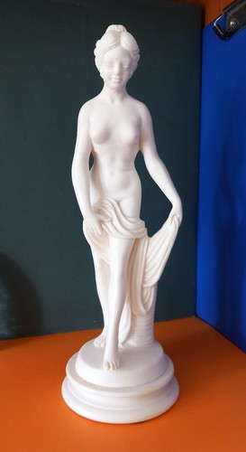 Alabaster figurine goddess - alabaster,