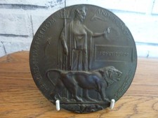 WW1 Army Death Plaque