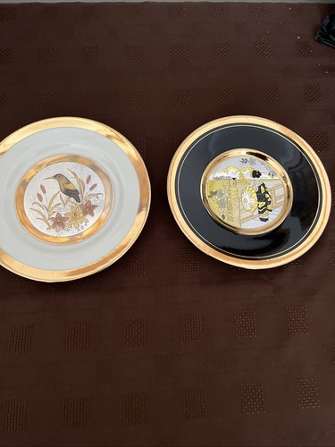 Chokin plates 24kt gold - chokin,
