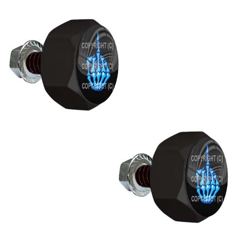 Black hex billet frame tag - 2,