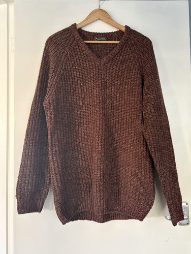 Field rust chunky knit - g,