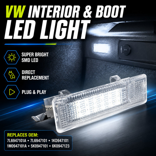 Led rear number plate bulbs - number,