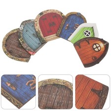 6 Pcs Miniature Wooden Fairy