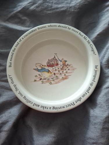Wedgewood peter rabbit bowl - peter,