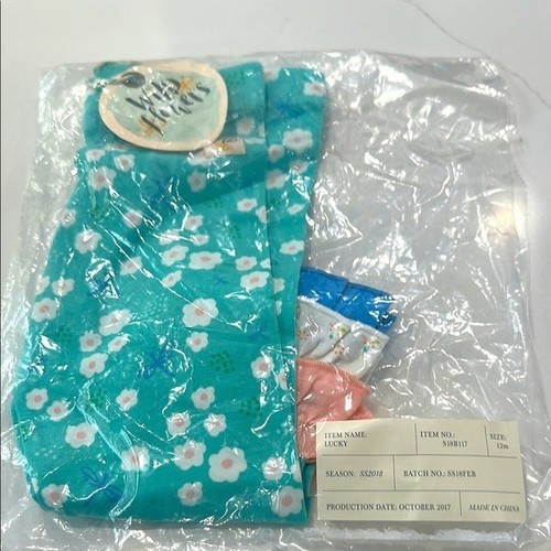 Wildflowers lucky teal - lucky, floral