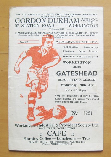 Workington gateshead - workington,