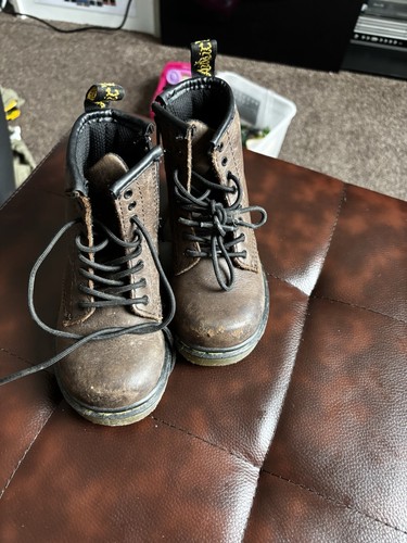 Martens infant brown uk - dr,