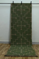 Navajo kilim Vintage Kilim Rug Green Kilim Stair Runner Vintage Handmade runner
