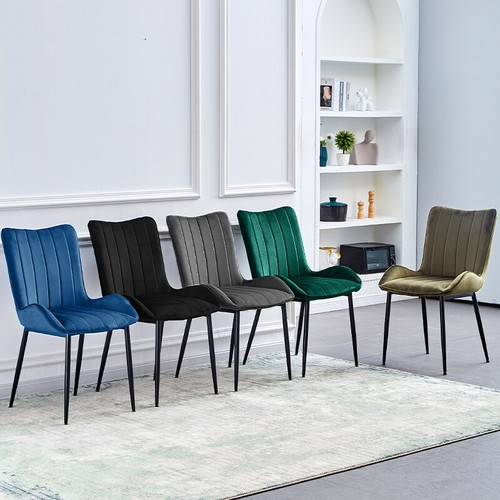 Velvet dining chairs - velvet,
