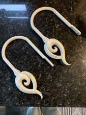 2 X Metal Curtain Hold Backs