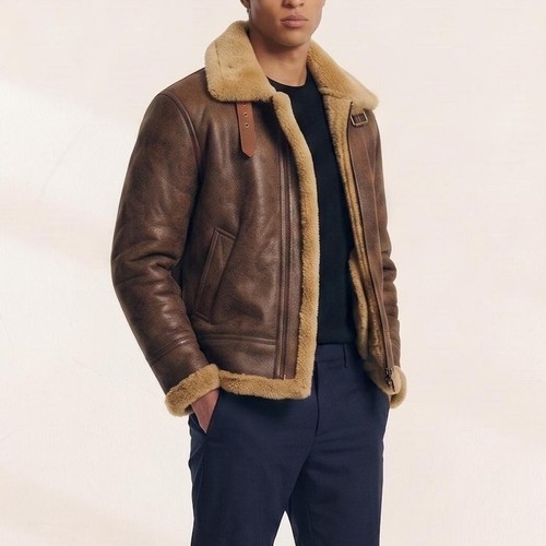 Men brown raf aviator - raf,