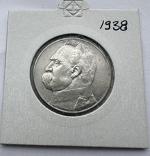 1938 Poland Silver 5 Zlotych