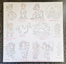 90+ Hand Stamped Images Magnolia Tilda Images Christmas, Halloween, Pirates etc