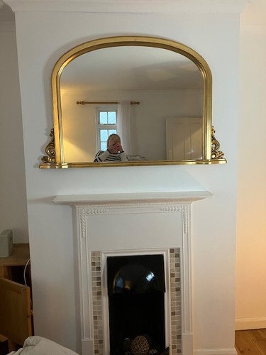 Large vintage gilt gold - gilt,